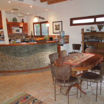 Kitchen and Dining Area at Playacar Vacation Home Rental