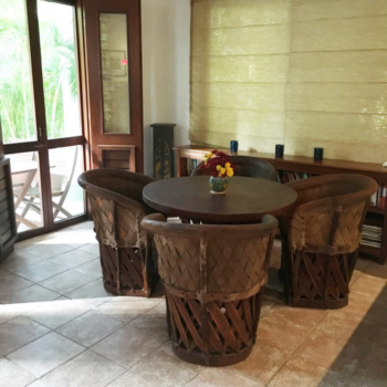Game table in Great Room at Playacar Vacation Home Rental